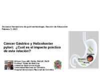 Cancer gastrico hPYLORI CARACAS 2023